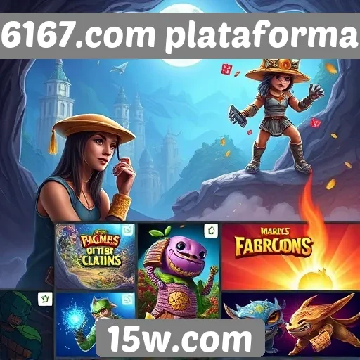 Variedade de jogos disponíveis na 6167.com plataforma